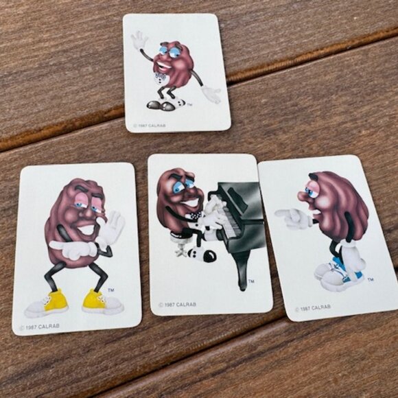 THE CALIFORNIA RAISINS CARD GAME VINTAGE 1987 - Picture 8 of 11